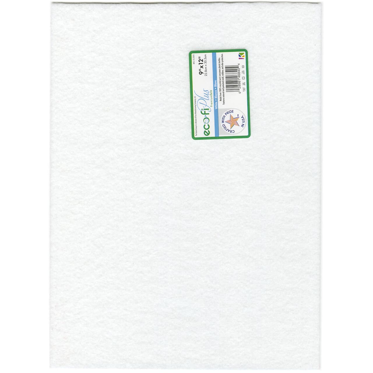 Kunin 9" x 12" Eco-Fi Plus Premium Felt Sheet, 12 Sheets